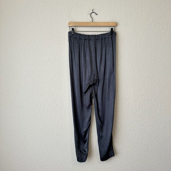 XIRENA Rayon High Rise Casual Drawstring Pants in Dark Grey - Picture 5 of 13